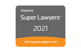 Rated by Super Lawyers 2021 | visit superlawyers.com